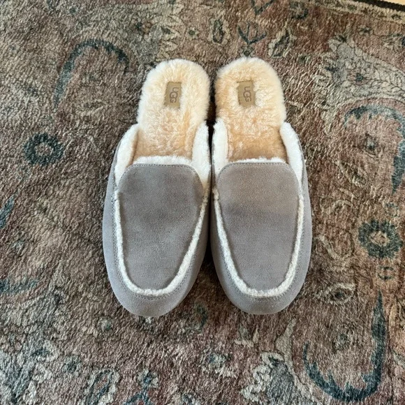UGG Lane Slip On Loafer in Gray Suede - Picture 2 of 6
